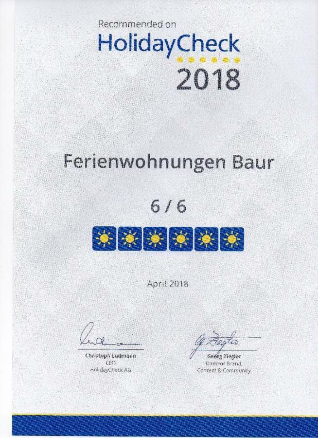 Ferienwohnungen Baur ارنبروك المظهر الخارجي الصورة